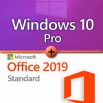 Microsoft Windows 10 Professional + Microsoft Office 2019 Standard Lizenz für 3 PC