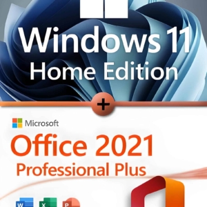 Microsoft Windows 11 Home + Microsoft Office 2021 Professional