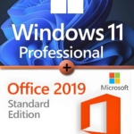 Microsoft Windows 11 Professional + Microsoft Office 2019 Standard Lizenz für 3 PC