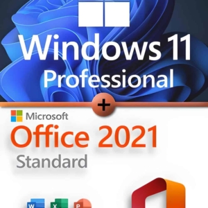 Microsoft Windows 11 Pro + Microsoft Office 2021 Standard Lizenz für 3 PC
