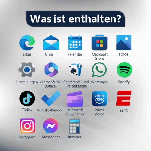 Microsoft Windows 11 Pro + Microsoft Office 2021 Standard Lizenz für 3 PC
