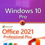Microsoft Windows 10 Professional + Microsoft Office 2021 Professional Plus Lizenz für 3 PC