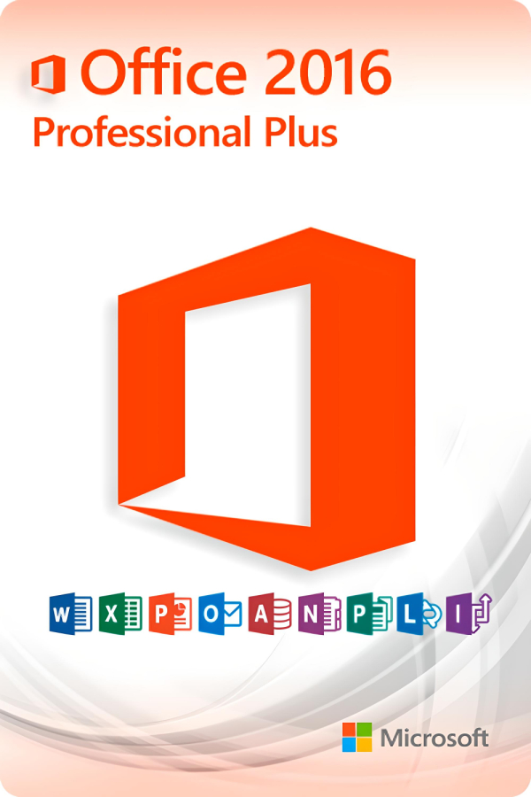 Microsoft Office 2016 Professional Plus Lizenz für 3 PC