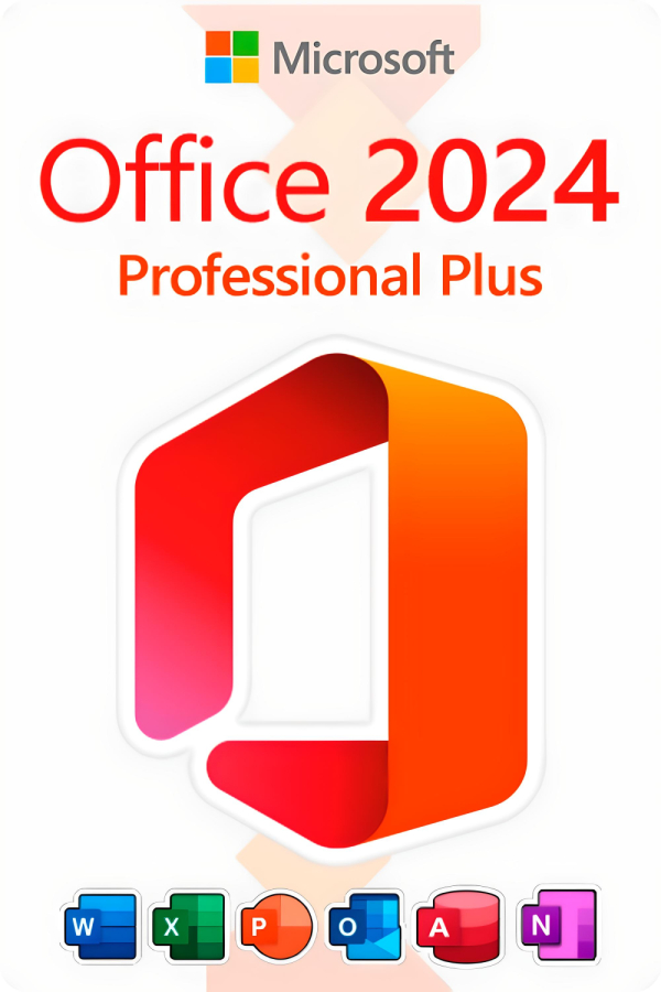 Microsoft Office 2024 Professional Plus Lizenz für 3 PC