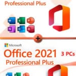 Microsoft Office 2024 Professional Plus + Microsoft Office 2021 Professional Lizenz für 3 PC