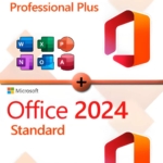 Microsoft Office 2024 Professional Plus + Microsoft Office 2024 Standard für 3 PC